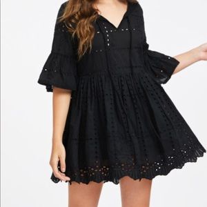 Laser cut summer dress